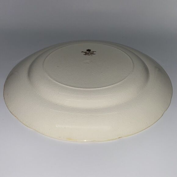 Antique Royal Cauldon Est 1774 Made in England Yellow Floral 11” Dinner Plate - Picture 9 of 12